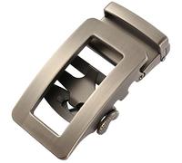 HLHLH Boucle de ceinture bracelet en cuir for hommes à boucle automatique for ceintures tendance(Light Grey)