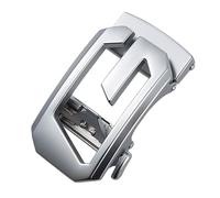 HLHLH Boucle de Ceinture hommes bracelet en cuir mâle boucle automatique 3.5 cm ceintures(White)