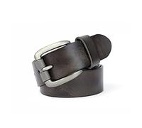 HLHLH Ceinture Ceintures En Cuir Avec Boucle Solide, Vintage for Hommes for Jeans, Pantalons De Loisirs(C,110)