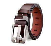 HLHLH Ceinture Ceintures En Cuir Longue Durée for Hommes, Jean Vintage Insolites Avec Serrure À Épines(B,140)