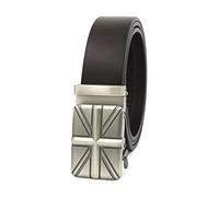 HLHLH Ceinture En Cuir Antique À Boucle Automatique for Hommes De 3,5 Cm Large, Parfaite for Les Jeans, Vêtements Décontractés, Le Denim Et Travail(A,115cm)