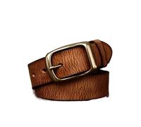 HLHLH Ceinture for Hommes À La Mode, Sangles Boucle En Cuivre for, Jeans, Ceintures D'affaires Résistantes(A,115CM)