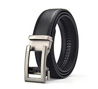 HLHLH Ceinture Sangle De En Cuir for Hommes, for Ceintures À Boucle Automatique Cliquet for, Idéale for Les Jeans, Vêtements Décontractés, Cowboys Et Travail(E,95cm)