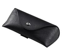 HLHLH Étui à lunettes portable en cuir PU, boîte de rangement tendance for soleil, étui for, peut être porté la ceinture