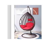 HLHLOP777 Chaise en rotin Chaise Suspendue D'extérieur, Balançoire D'intérieur en Rotin, Hamac Domestique, Berceau, Cour, Balcon Extérieur, Panier Suspendu Chaise d'appoint Moderne pour Le Salon