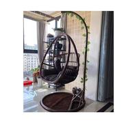 HLHLOP777 Chaise en rotin Chaise Suspendue Espace Panier Intérieur Et Extérieur Balcon Couffin Chaise Imitation Canne Chaise Hamac Balançoire Panier Chaise d'appoint Moderne pour Le Salon