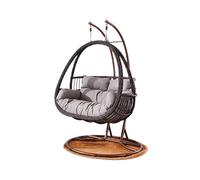 HLHLOP777 Chaise en rotin Panier Suspendu Chaise en Rotin Balançoire Intérieure Ménage Hamac Balcon Chaise Suspendue Chaise À Bascule Chaise d'appoint Moderne pour Le Salon