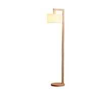 HLHLOP777 Lampadaire Lampadaire de salon, chambre à coucher, lampe de chevet, lampe en bois de style chinois rétro avec variateur Lampes d'angle sur pied