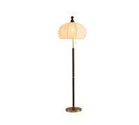 HLHLOP777 Lampadaire Pumpkin Lamp Shade Vintage Floor Lamp Study Bedroom Bedside Decoration Living Room Sofa Beside Standing Lamps Lampes d'angle sur pied