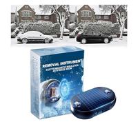 Hliloy Dégivreur solaire électromagnétique moléculaire anti-gel et de neige, chauffage moléculaire cinétique portable, dispositif de dégivrage de voiture (1 pièce)
