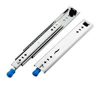 HLILY Rail De Tiroir Télescopique Coulisses De Tiroir À Sortie Totale Robustes avec Appui À Glissement,roulement À Billes Glissieres pour Meubles De Cuisine, Tiroir, Meuble(250-1500mm)