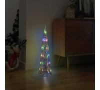 HLIQZFIIA Tools,Acrylique Décoratif Pyramide LED Cône Lumineux Coloré 60cm