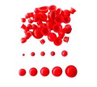 HLIWS 125PCS 10 Tailles Bouchons à Lamelles Ronds, Bouchons Plastiques pour Tube Rond, pour Tubes Métalliques, Chaises, Canapés, Tables Et Etagères