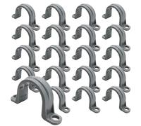 HLIWS 20 Pièces Sangles de tuyau en PVC, Collier pour tuyau, Colliers de serrage en plastique, pour Conduite D'eau,Tuyau de Gaz (3/4")