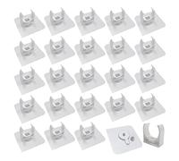 HLIWS 24 Pièces 25mm Collier Durite Auto-adhésifs,Colliers de Serrage Réglables,Colliers de serrage tuyaux en PVC,pour Tuyau Piscine,Home Gaz,Jardin