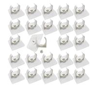 HLIWS 24 Pièces 32mm Collier Durite Auto-adhésifs,Colliers de Serrage Réglables,Colliers de serrage tuyaux en PVC,pour Tuyau Piscine,Home Gaz,Jardin