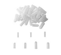 HLIWS Lot de 70 7 Tailles Protections De Filetage De Vis,Résistant aux Hautes Températures Embouts en Caoutchouc, PVC Couvercle en Caoutchouc Ronds,Protecteurs De Filetage De Vis,pour Tubes Ronds