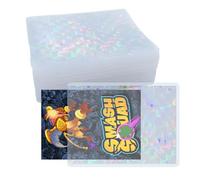 HLIWS Sleeves Protèges Cartes-20 Pièces 76x102mm Protège Cartes Transparents,Pour collectionner les cartes de jeu/basketball/photos(Transparent Laser)