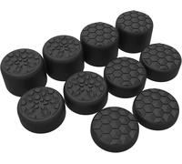 Hljhj-Capuchon Joystick Pour Nintendo Switch 2 Accessoires,Cover Joycon Stick Analogique Pour Switch 2 Manette,Silicone Joystick Thumb Grips Caps Quantum Pro Prises De Pouce-Noir, 10pcs