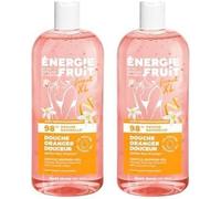 Hljhj-Energie Fruit Gel Douche Ph Neutre Fleur D'oranger & Huile De Lin Bio Vegan 500ml (Lot De 2)