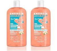 Hljhj-Energie Fruit Gel Douche Ph Neutre Monoï & Macadamia Bio Fabrication Française Vegan 500ml (Lot De 2)