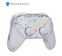 Hljhj-G3s Manette Pc Sans Fil Pour Windows, Switch,Android,Manette Pc Avec Deux Moteurs De Vibrations,Deux Modes De Connexion,Rétroéclairage Led,Plug-And-Play (Blanc)