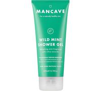 Hljhj-Gel Douche Menthe Sauvage - Gel Douche Hommes 200 Ml, Arôme Énergisant Et Frais De Citron, Menthe Poivrée Et Huile D'eucalyptus, Naturel Avec L-Arginine, Sans Sulfate Ni Parabène, Vegan