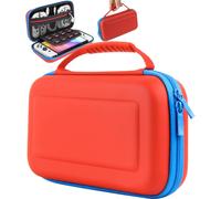 Hljhj-Housse De Transport Pour Console Nintendo Switch Oled Blanche Avec Compartiment De Rangement Pour Accessoires Et Jeux \U2013 Étui Facile À Nettoyer Avec Coffret Cadeau Édition