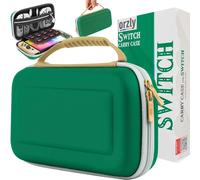 Hljhj-Housse De Transport Pour Console Nintendo Switch Oled Blanche Avec Compartiment De Rangement Pour Accessoires Et Jeux \U2013 Étui Facile À Nettoyer Avec Coffret Cadeau Édition