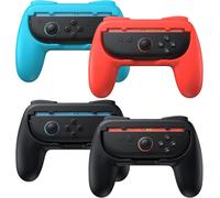 HLJHJ-Pack de 4 Poignées pour Switch 2 pour JoyCon 2, Kit de Poignée Compatible avec Switch 2, Manette Accessoire pour Switch 2(Pas pour Switch 2017 et OLED)