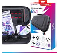 Hljhj-Pochette Switch 2 Starter Kit 8 En 1 - Housse De Transport, Protection Écran Compatible Avec Nintendo Switch 2, Câble Usb-C Et Adaptateur, Séparateur Audio, Kit De Nettoyage