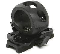 HLJHJ-Quick Release 1 "Holder lampe de poche Support de fixation pour casque rail Surefire Noir