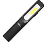HLJHJ-VIRONE WL-2 Lampe Torche Rechargeable pour Atelier LED 3W 200lm + 3W 50lm 1200mAh 3 Modes : 100% + 50% + LED Frontale avec Aimant Clip