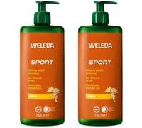 Hljhj-Weleda - Gel Douche Sport Arnica - 750 Ml - Tonus Et Énergie - Pour Un Effet Coup De Fouet Avant L'effort Ou Pour Un Moment De Détente Après Une Séance De Sport - Natrue - 750 Ml (Lot De 2)