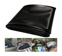 HLJPL Bâche pour Bassin Jardin, Revêtement Bâche pour Étang Extérieur Bassin de Poissons Noir en HDPE, Bâche de Protection pour Bassin d'eau Jardin Étangs Koï, Liners pour Bassin 4x4m/13.1x13.1ft