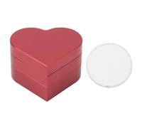 HLKSOUREZ Boîte de Craie pour Queue de Billard en Alliage d’Aluminium, Mini Porte-Craie Portable en métal avec Un Design en Forme d’Amour, étui de Rangement Compact pour la Craie, Les Bijoux