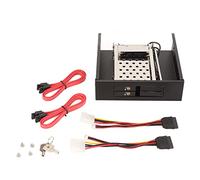 HLKSOUREZ Boîtier inal de 2,5 Pouces, Support de Montage, sans Plateau pour l'inflation, Prend en Charge I/II/III jusqu'à 6 Gbit/s, Construction en Aluminium avec Verrouillage à clé