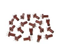 HLLR Bandes d'alimentation 20 pièces Coquille d'inducteur réglable Squelette Noyau de ferrite Vide Pas de Bobine d'inducteur 25-100MHZ