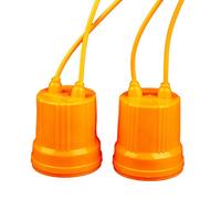 HLLR Bornes E27 Support étanche en céramique Base vis Ampoule Douille de Lampe Ignifuge matériau Durable sûr Fuite Non électrique