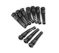 HLLR Terminaux 10 pcs Étanche M16 PG9 Câble Connecteurs Spirale Anti-Traction Protecteur
