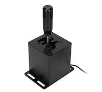 HLMYAUTO Jeux de course H Gear Shifter, 140 cm 55,1 pouces Noir Racing Games Simulator Shifter Durable Plug and Play for T500 for PC/555/1695
