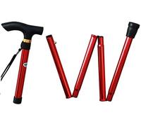HLRTBCN Aluminium réglable en Alliage en Alliage Télescopique Cane Courses de Marche Randonnée Randonnée Outdoor Stick Three Color Facultatif Gift's Gift Decore Aqiong