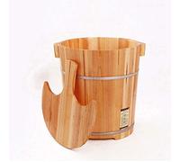 HLRTBCN Barreau en Bois Pied Spa Pied Bath Spa Baignoire, Baignoire pour Les Pieds de trempage, Bassin des Pieds pour Adultes, Seau de trempage avec Couvercle, Seau en Bois pour Les années d'amitié