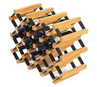 HLRTBCN Bas de vin en Bois Décoration de Couleur de préservation du vin Rouge Support d'épreuve d'humidité Préservateur Durable J115, 43 × 23,5 × 23,5 cm (Couleur: 56,5 x 23,5 x 43 cm) nécessaire