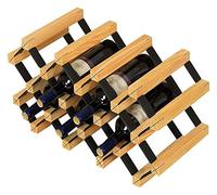 HLRTBCN Bas de vin en Bois Décoration de Couleur de préservation du vin Rouge Support d'épreuve d'humidité Préservateur Durable J115, 43 × 23,5 × 23,5 cm (Couleur: 56,5 x 23,5 x 29,5 cm) nécessaire