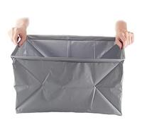 HLRTBCN Casques de Services publics de Pliage empilables Panier de récipients avec Sac étanche, poubelles de Rangement en Plastique, bacs de Rangement Pliables Cubes de Rangement épicerie Garage