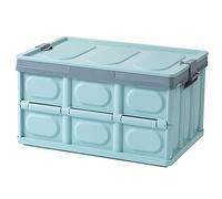 HLRTBCN Casques de Services publics de Pliage empilables Panier de récipients avec Sac étanche, poubelles de Rangement en Plastique, bacs de Rangement Pliables Cubes de Rangement épicerie Garage