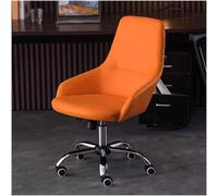 HLRTBCN Chaise de Bureau Ergonomique Travail Ordinateur pivotant avec Roues Cuir rembourré en Cuir Base Robuste Confort de Cadres ajusté Aqiong