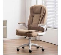 HLRTBCN Chaise de Bureau Ergonomique Travail pivotant, tâche Douce et Confortable Facile à Assembler Le Bureau d'ordinateur avec Les accoudoirs pliants Confortables Aqiong