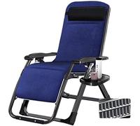 HLRTBCN Chaises Longues Salon des chaises Longues Sun Lounger/Sun Loungers inclinables Zero Gravity Patio Deck Chaid Recining Rending Outdoor Pliant Portable Lunch Break Aqiong
